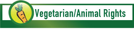 VEGETARIAN / ANIMAL RIGHTS (bumper stickers, car magnets)