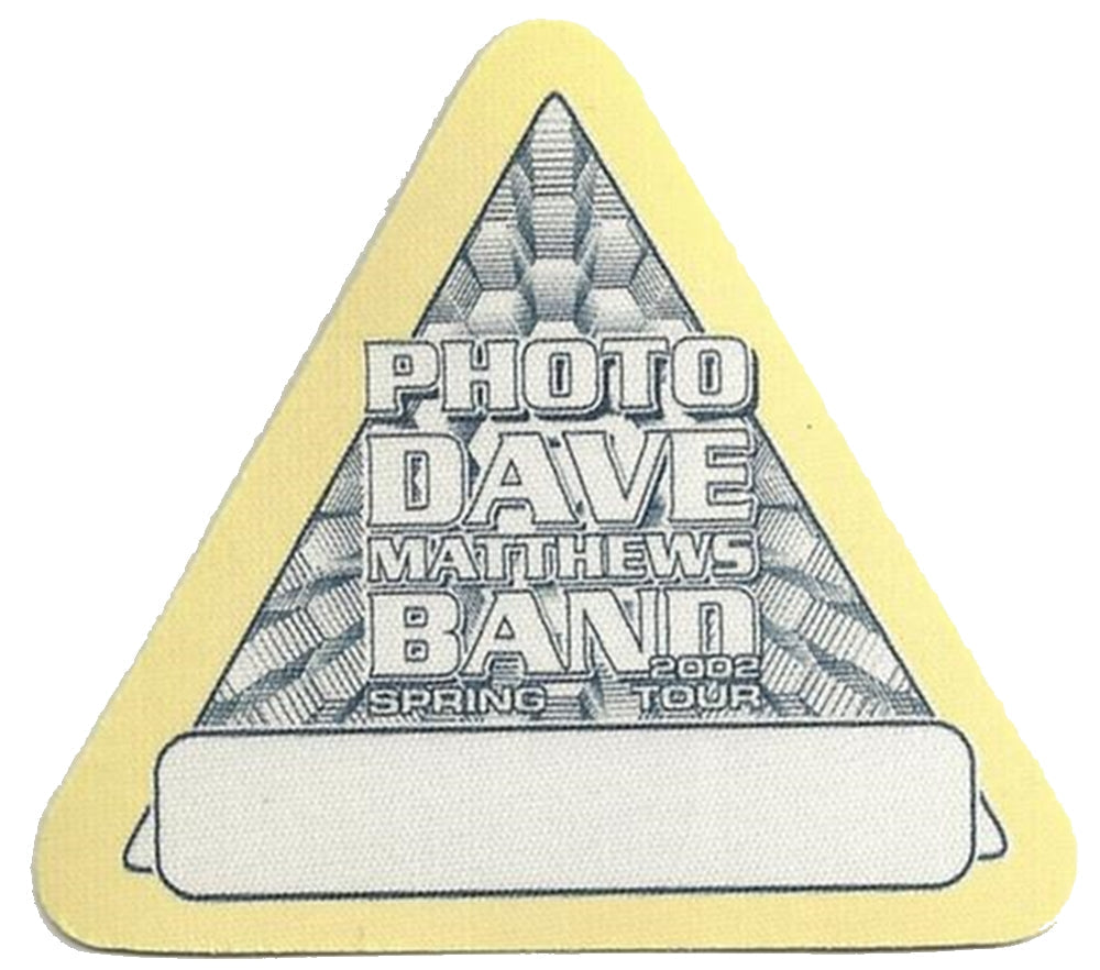 Dave Matthews Band 2002 Back Stage Pass - Humper Bumper Backstage Pass Sticker 