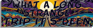 What A Long Strange Trip It's Been -  Song Tribute Bumper Sticker/Car Magnet