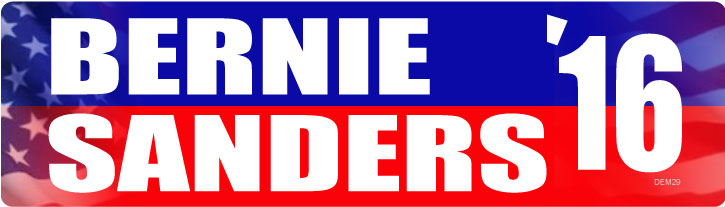Bernie Sanders 2016 Closeout, $29.99 - Pack of 180 (approx.) 3" x 10" Bumper Sticker-s -  Clearance Items ClearanceItemsliberal Bumper Sticker Car Magnet Clearance Items Bernie Sanders 2016 Closeout, $29.99-  Decal for carsclearance, lot