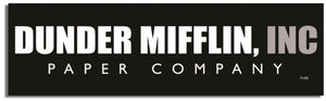 Dunder Mifflin - Funny Bumper Sticker, Car Magnet Humper Bumper