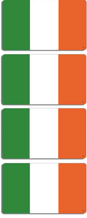 Irish Flag Set of 10 Phone Stickers Humper Bumper