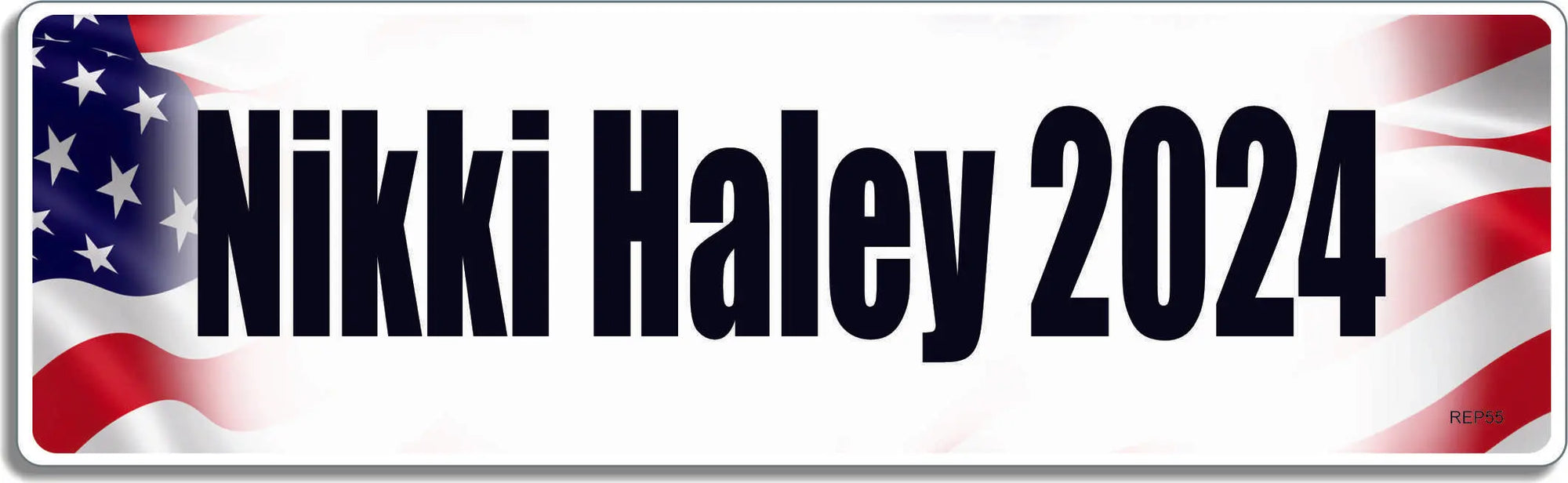 Nikki Haley 2024 Bumper Sticker, Car Magnet Humper Bumper