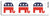 3 Pack Republican Elephant Logo - 3" x 3". -  Decal Bumper Sticker-conservative Bumper Sticker Car Magnet 3 Pack Republican Elephant Logo-  Decal for carsconservative, election, gop, Politics, republican, trump, trump 2020