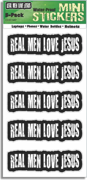Real Men Love Jesus - Christian Bumper Stickers, Car Magnet Humper Bumper