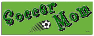 Soccer Mom - Funny Bumper Sticker, Car Magnet Humper Bumper