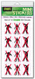 Zombie Kill Mini Stickers - Set Of 12  - Size 1" x .5" Each Zombie Stickers Humper Bumper