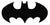 BATMAN Logo Large Sticker - Humper Bumper Rub-On Sticker 