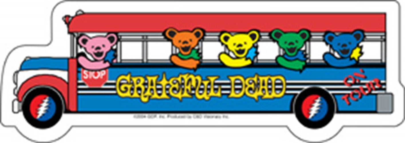 GRATEFUL DEAD Bear Bus Sticker - Humper Bumper Sticker 