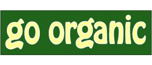 Go organic - 3" x 10" Bumper Sticker--Car Magnet- -  Decal Bumper Sticker-Go organic - 3" x 10" Bumper Sticker/Magnet - environment, environmental, liberal, political