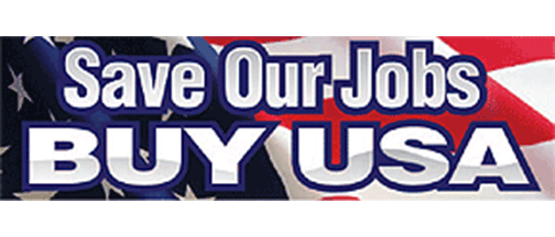 Save our jobs, Buy USA - 3" x 10" Bumper Sticker--Car Magnet- -  Decal Bumper Sticker-patriotic Bumper Sticker Car Magnet Save our jobs, Buy USA-  Decal for carsamerican flag, buy american, love america, love usa, patriot, patriotic, shop local, stars and stripes
