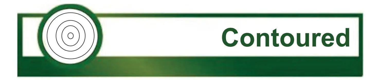 CONTOURED (car stickers, phone stickers)