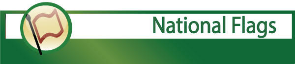 NATIONAL FLAGS (bumper stickers and car magnets)