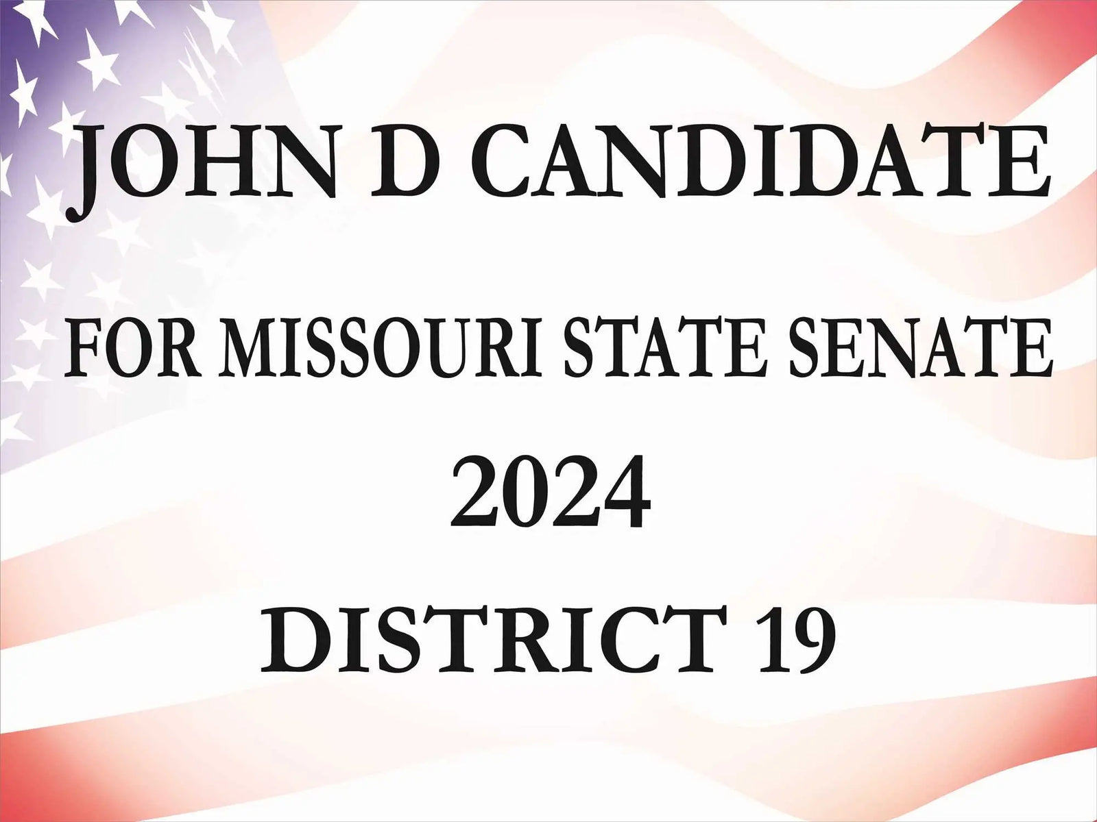 18" X 24" Custom Political Campaign Door Magnets Humper Bumper