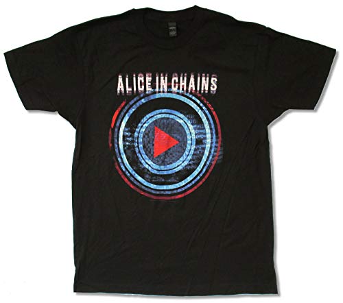 ALICE IN CHAINS Play Button Tour Tee - Humper Bumper T-Shirt XL