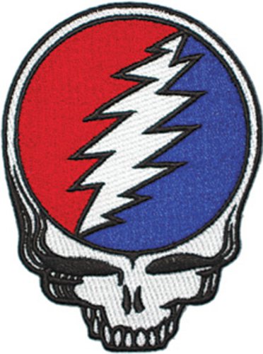 Grateful Dead Die Cut Steal Your Face Patch - Humper Bumper Patch 