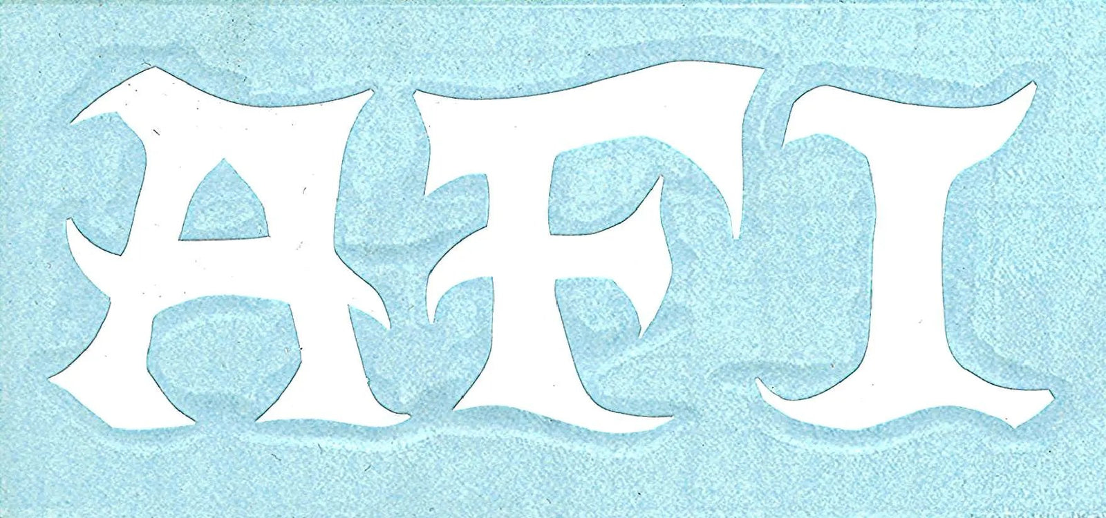 AFI Logo Rub-On Sticker C&D Visionary