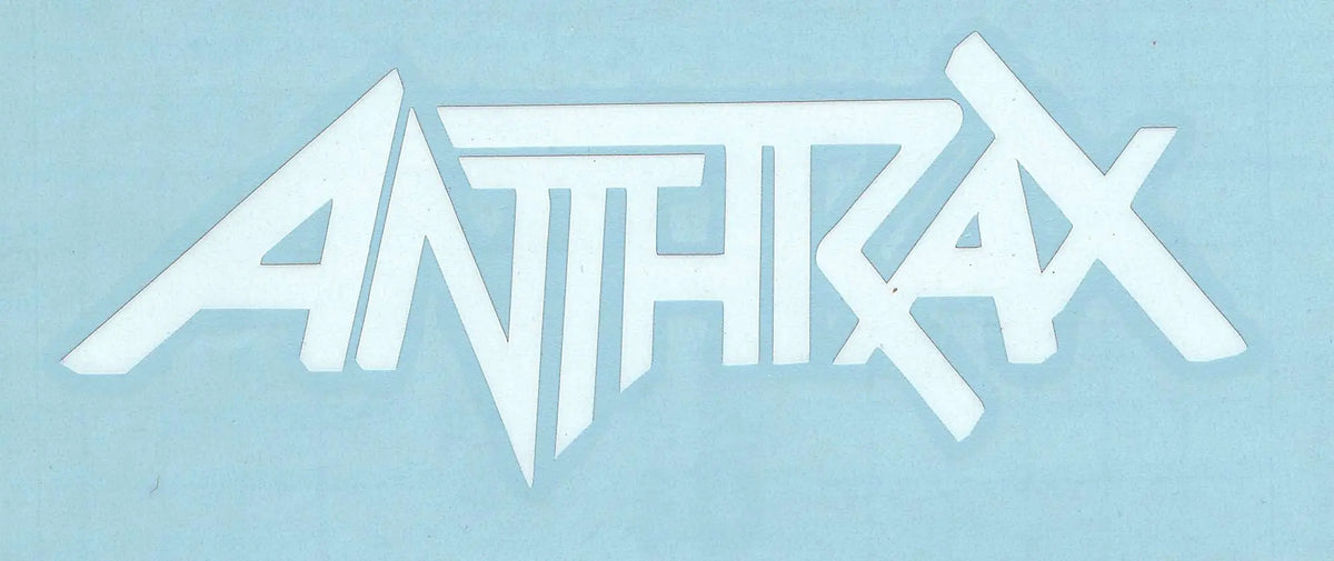 Anthrax Logo Rub On Vinyl Cut Sticker C&D Visionary