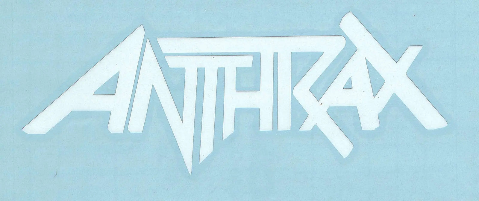 Anthrax Logo Rub On Vinyl Cut Sticker C&D Visionary