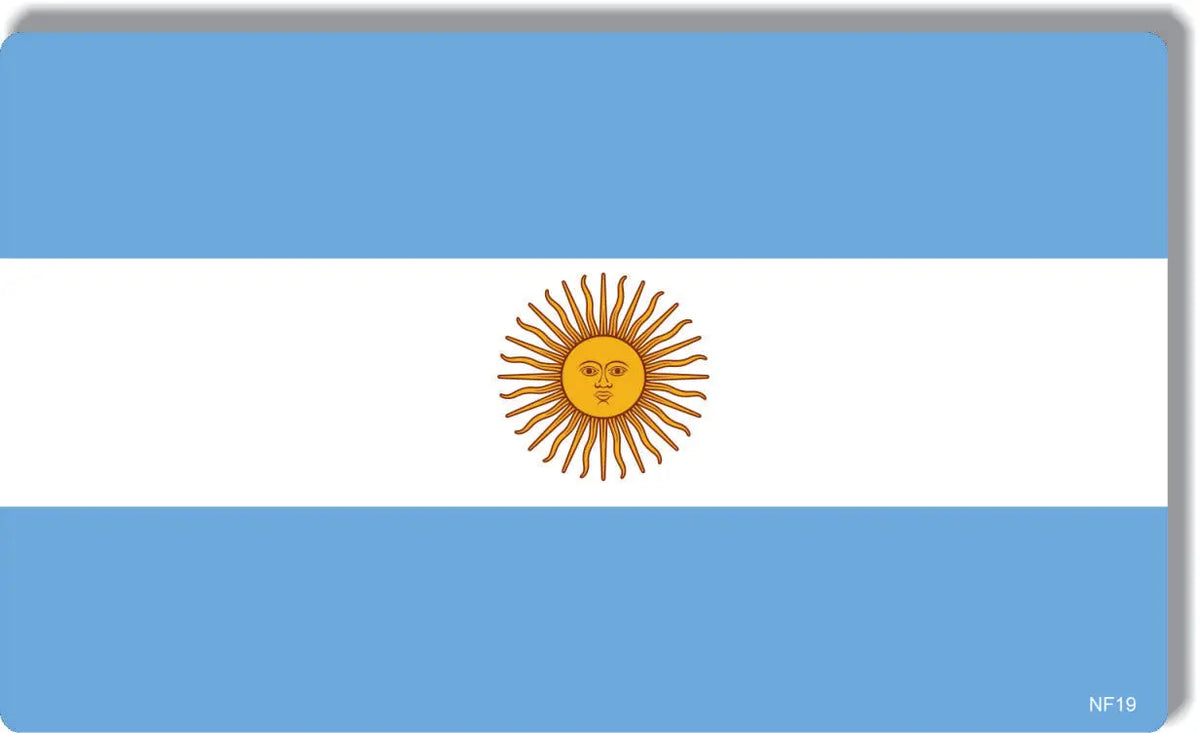 Argentina Flag Bumper Sticker, Car Magnet Humper Bumper