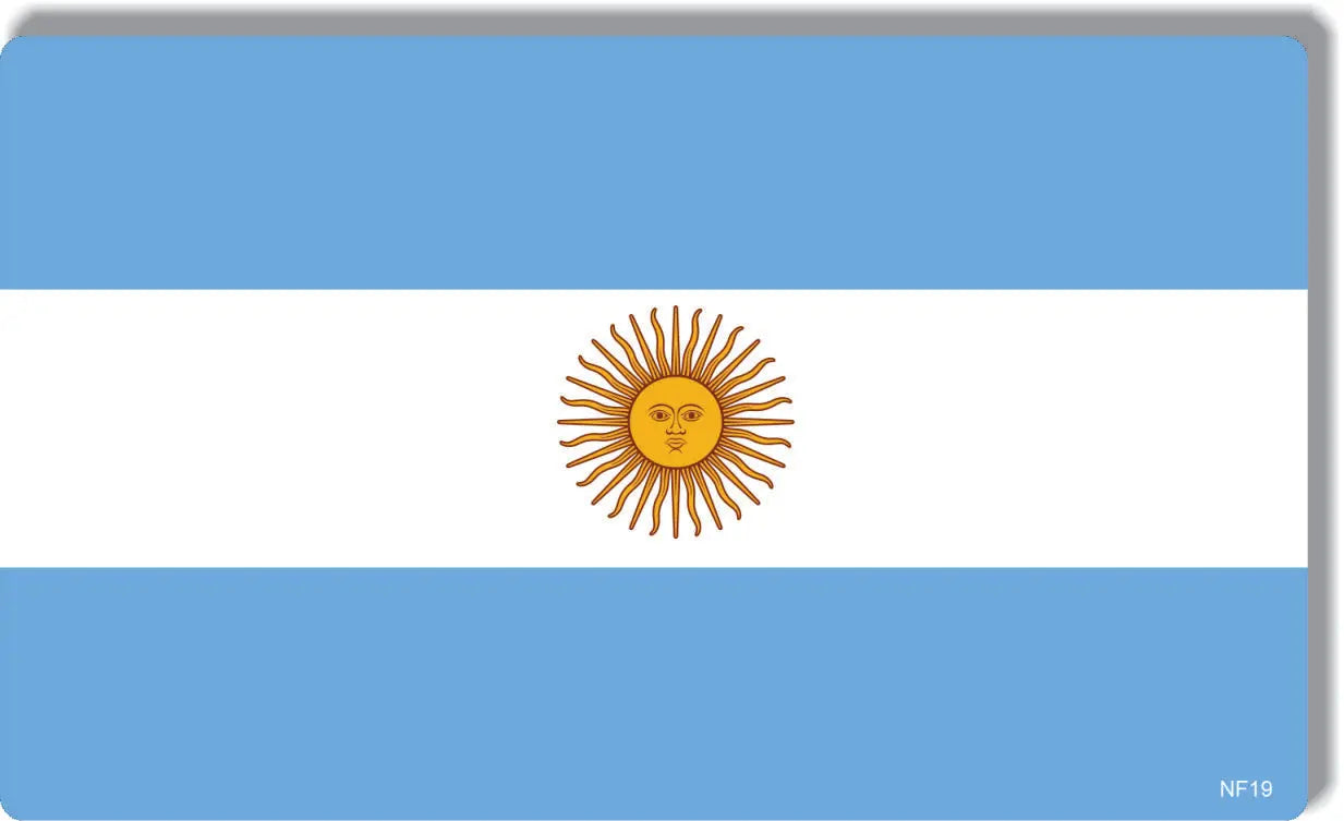 Argentina Flag Bumper Sticker, Car Magnet Humper Bumper