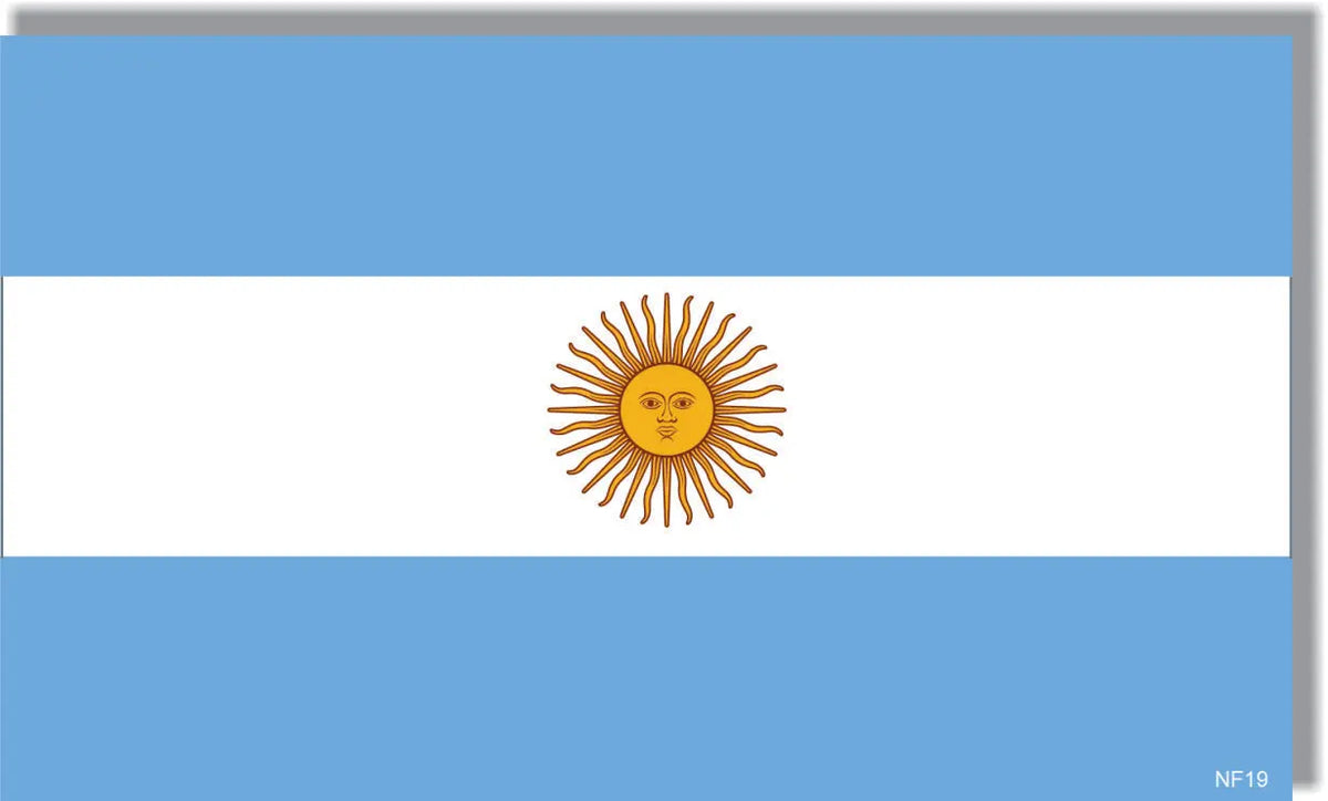 Argentina Flag Bumper Sticker, Car Magnet Humper Bumper