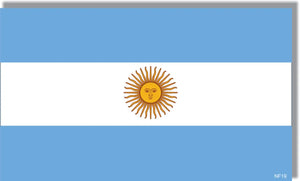 Argentina Flag Bumper Sticker, Car Magnet Humper Bumper