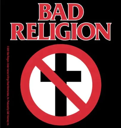 Bad Religion Sticker No Cross C&D Visionary