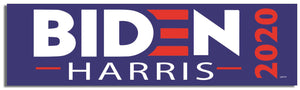 Biden Harris 2020 (Blue) Political Bumper Sticker, Car Magnet Humper Bumper