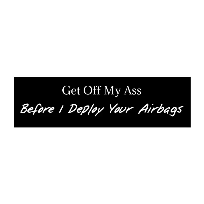 Custom Design Bumper Stickers/Car Magnets - Rectangle 3" X 10" Humper Bumper