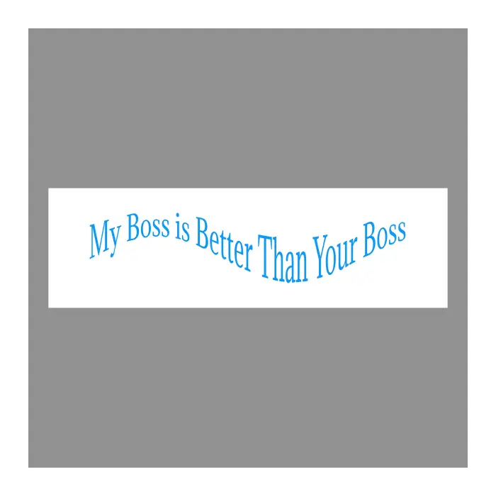 Custom Design Bumper Stickers/Car Magnets - Rectangle 3" X 10" Humper Bumper