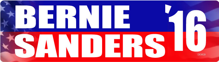 Bernie Sanders 2016 Closeout, $29.99 - Pack of 180 (approx.) Bumper Stickers