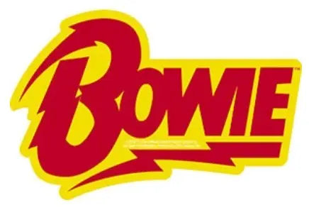 David Bowie Logo Sticker C&D Visionary