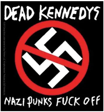 Dead Kennedys Sticker Nazi Punks C&D Visionary
