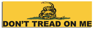 Don't Tread On Me - Gadsden Flag - Conservative Bumper Sticker, Car Magnet Humper Bumper