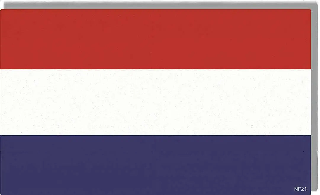 Dutch Flag Bumper Sticker, Car Magnet Humper Bumper