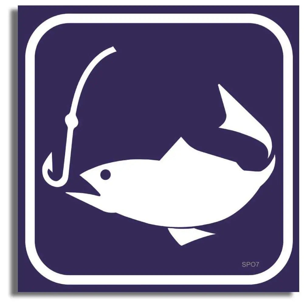 Fishing Sports Bumper Sticker Humper Bumper