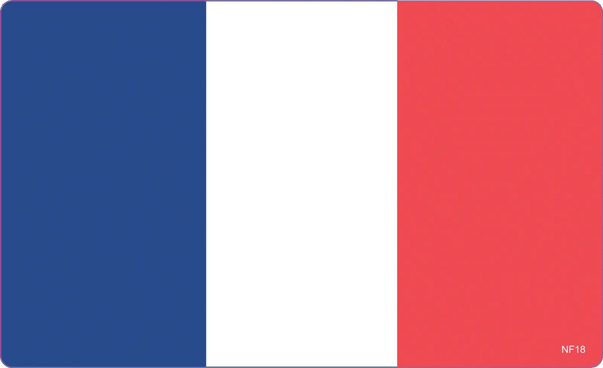 French Flag Bumper Sticker, Car Magnet Humper Bumper