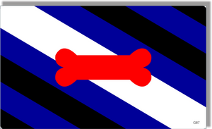 Puppy Love Pride Flag - Pride Bumper Sticker, Car Magnet