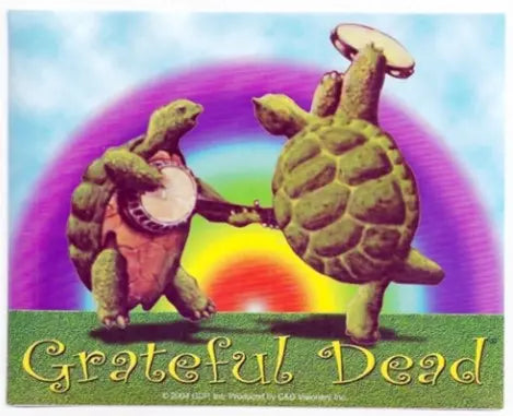 GRATEFUL DEAD Dancing Terrapins Sticker C&D Visionary