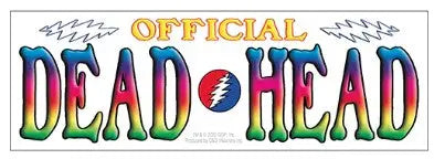 GRATEFUL DEAD Official Dead Head Sticker C&D Visionary