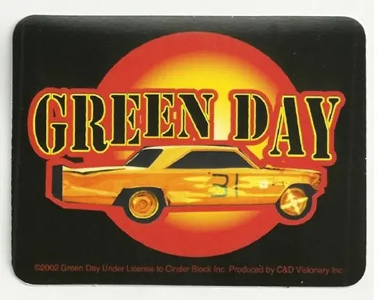 GREEN DAY Car Sticker Backstage Fashion