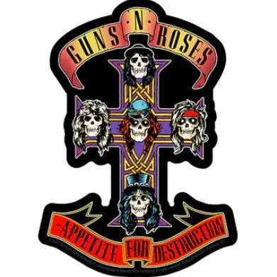 Guns N Roses Appetite For Destruction Sticker C&D Visionary