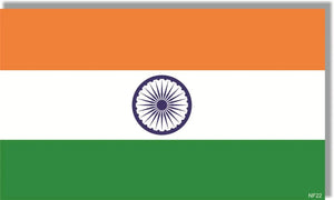 Indian Flag Bumper Sticker, Car Magnet Humper Bumper