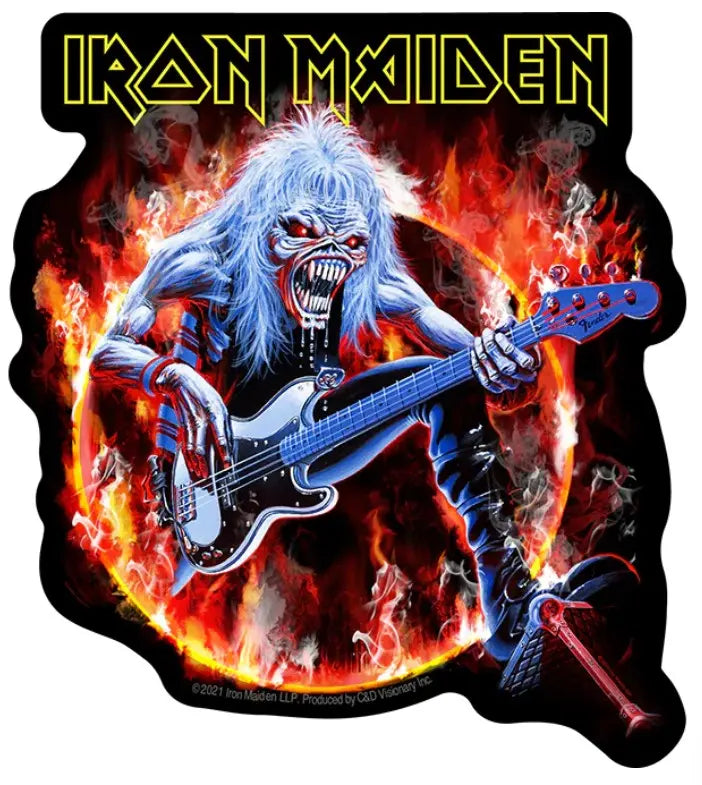 Iron Maiden Sticker Ring of Fire C&D Visionary