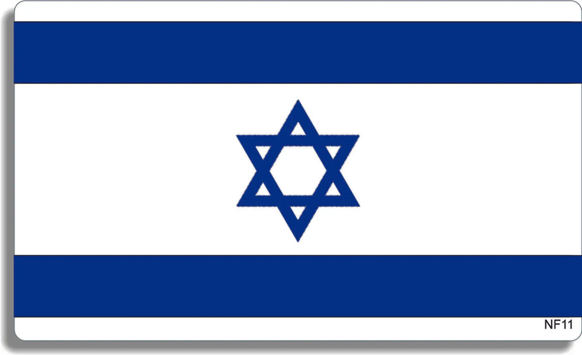 Israel Flag Bumper Sticker, Car Magnet, Sticker Sets Humper Bumper