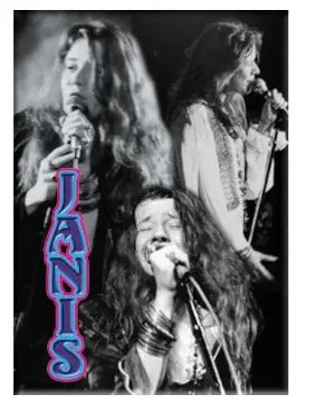 Janis Joplin Fridge Magnet C&D Visionary