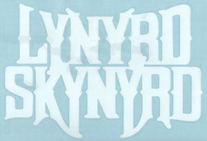 Lynyrd Skynyrd Logo Rub On Vinyl Cut Sticker C&D Visionary