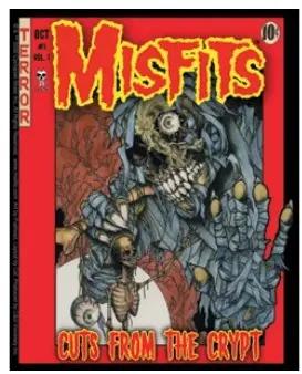 MISFITS Crypt Cuts Terror Sticker C&D Visionary
