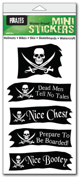 Nice Chest - 3" x 10" Bumper Sticker- -  Decal Bumper Sticker-Nice Chest - 3" x 10" Bumper Sticker - funny, Pirate